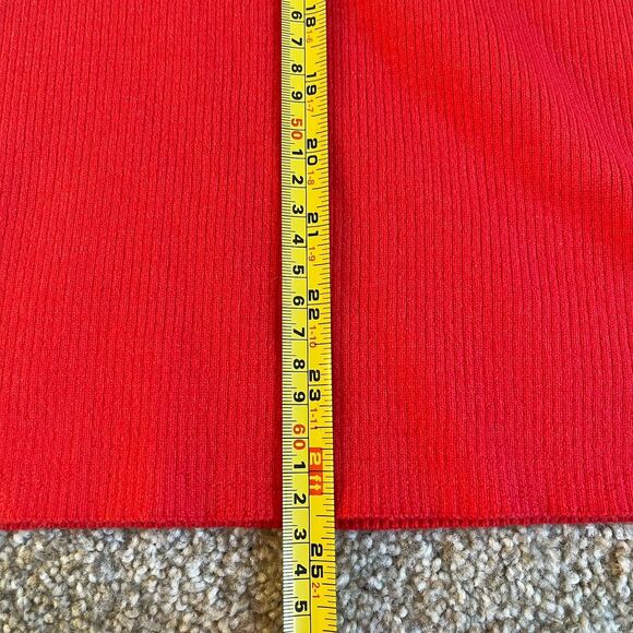 NWT Old Navy Fitted Ribbed Sweetheart Neckline Sweater Top Size XL Red - Picture 9 of 13